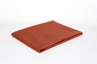 Bedsheet Terracota monocolor sateen 260x240