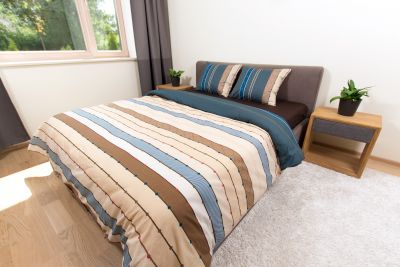 Puuvilla vuodevaatteet Haki 240x210 +50x70 tyynyliinat