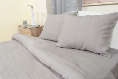 Pellava pussilakana Harmaa 240x210