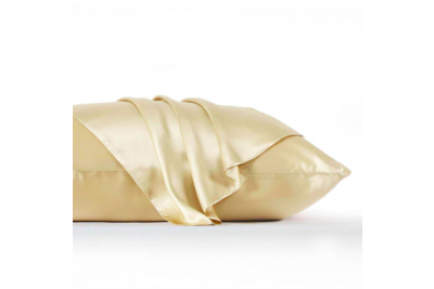 Silkki tyynyliina 50x60 cm Kultainen