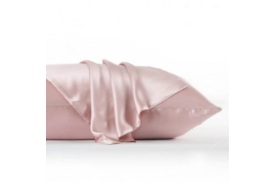 Silkki tyynyliina 50x60 cm Vaaleanpunainen 