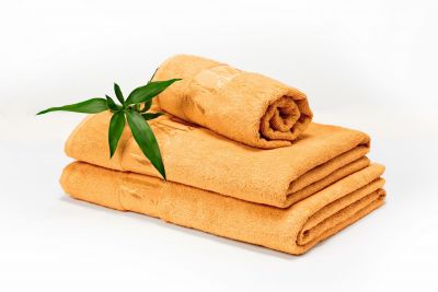 DOSSA Bambupyyheliina setti keltainen