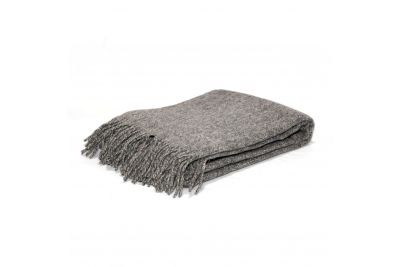 Hall säbruline merino lambavilla pleed